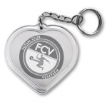 Kulcstartó -Műanyag szív