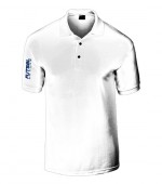 Fehér galléros férfi póló