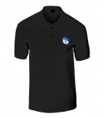 Fekete galléros férfi póló