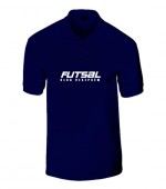 Navy kék galléros férfi póló