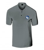 Szürke galléros férfi póló