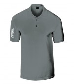 Szürke galléros férfi póló