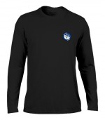 Fekete hosszú ujjú férfi póló