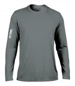Charcoal szürke hosszú ujjú férfi póló
