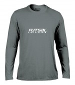 Charcoal szürke hosszú ujjú férfi póló