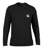 Fekete hosszú ujjú női póló