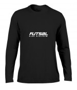 Fekete hosszú ujjú női póló