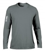 Charcoal szürke hosszú ujjú női póló