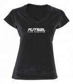 Fekete V nyakú ői póló