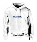 Fehér kapucnis gyerel pulóver