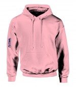 Light pink kapucnis gyerek pulóver