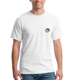 Fehér unisex póló