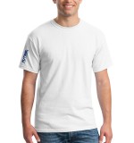 Fehér unisex póló