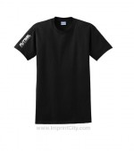 Fekete unisex póló