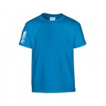 Zafír kék unisex póló