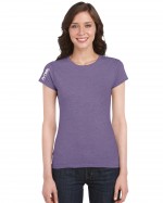 Heather lila (mákos szürke beütéssel) női póló